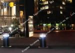 Stainless Steel Automatic Driveway Bollards , Electric Rising Bollards