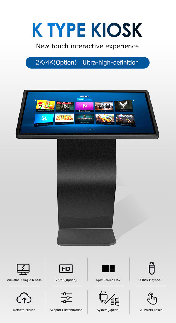 Indoor Wall Mount Kiosk Digital Signage Lcd Display Players For Poster Advertising
