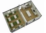 Sound Insulation Shipping Container Classrooms , Detachable Prefab Shipping