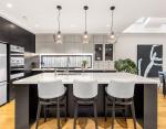 Melamine Board Carcase Popular Kitchen Cabinets for High End Villa Apartment