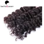 Natural Black Deep Wave Brazilian Virgin Human Hair Extension For Women