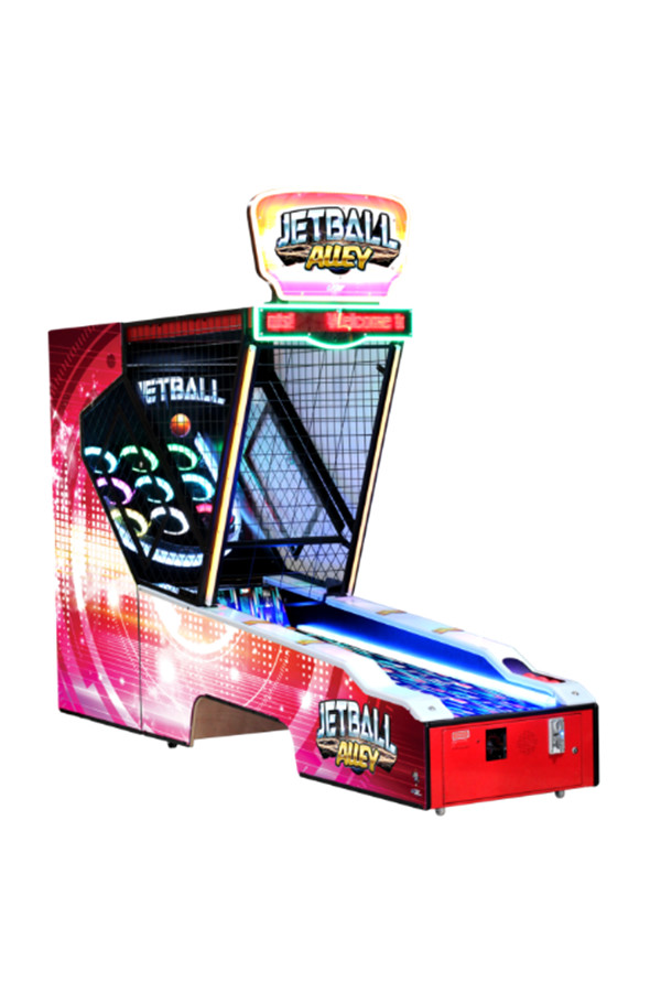 1 Player Ticket Redemption Game Machine Jet Ball Alley With Video Display