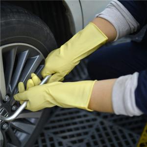 Quality Chemicals Resistance Heavy Duty Long Sleeve Industrial Rubber Gloves Unlined wholesale