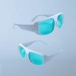 600 - 700nm Red Laser Safety Glasses For Medical Beauty Red Lasers Ruby Lasers