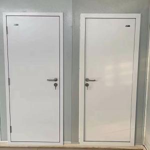 Quality Tempered Insulating Glass Steel Entry Doors Customizable Anti Theft wholesale