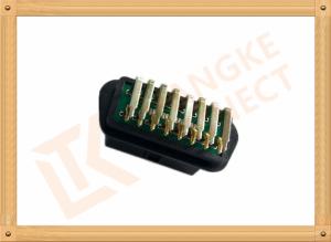 Quality OEM 16 Pin Female Obd Ii Diagnostic Connector 90 Angle SOF006 wholesale