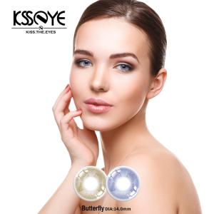 Quality Oem Butterfly Contact Lens Solid Colored Contacts For Nearsightedness wholesale
