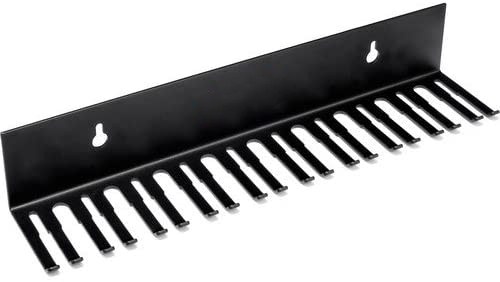 Modular Patch Cable Holder Wall Mountable 20" Slots Test Lead Hanger