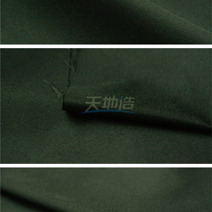 50/50 Aramid Viscose Fabric 185gsm Green Protective Clothes
