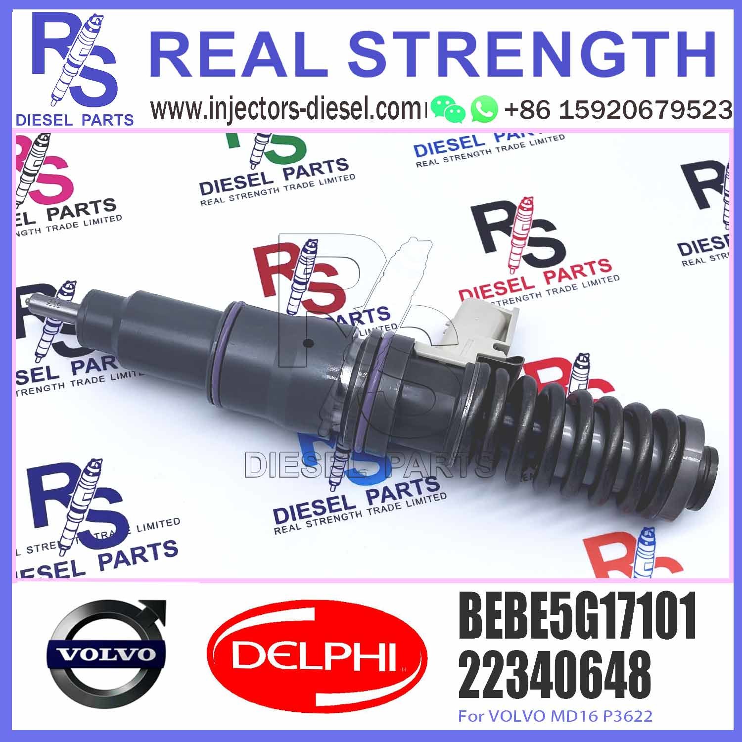 Common Rail Diesel Fuel Injector 22340648 BEBE5G17001 For Engine Parts