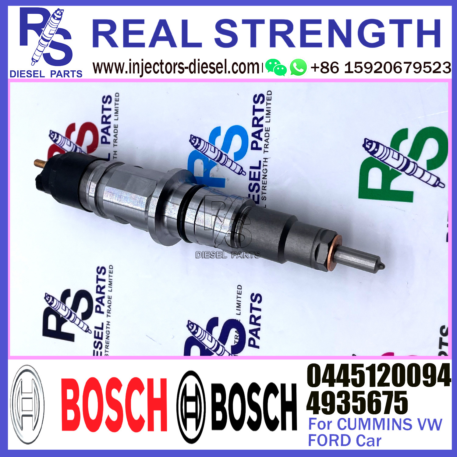 Original New Injector 4934411 0445120097 4935675 0445120094 machinery engine parts ISL ISLe ISL9.5 engine