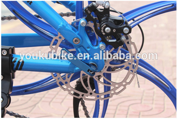 Height 155cm Full Alloy 27 Speed Aluminum Folding Mountain Bike