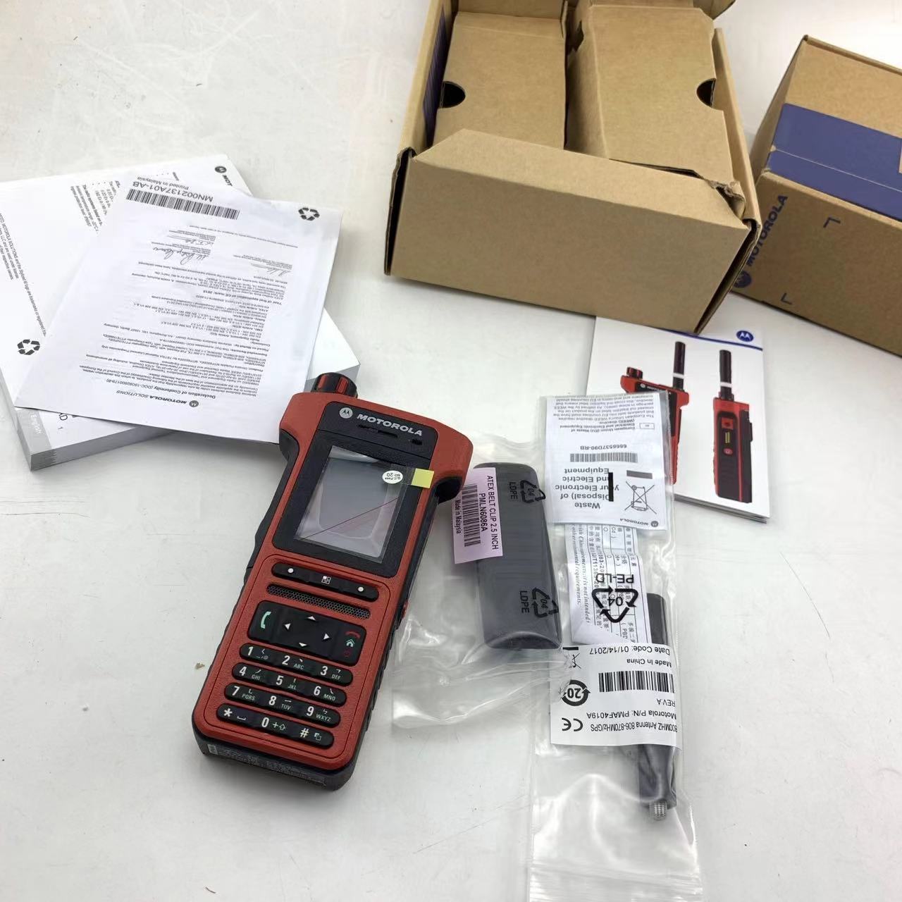 MOTOROLA MTP8550ex Handheld Portable Two-way Walkie-talkie UHF Radio Rugged High Grade Explosion-proof Walkie-talkie Long Range