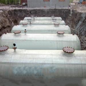 Quality Industrial Double Layer Underground Fuel Oil Storage Tank For Gas Refilling Station wholesale