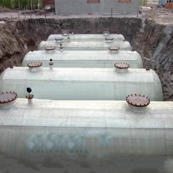 Industrial Double Layer Underground Fuel Oil Storage Tank For Gas Refilling