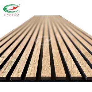 Quality Durable Harmless Acoustic Wood Panels , Nontoxic Sound Proof Wooden Board wholesale
