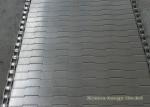 Food Processing Slat Chain Conveyor , Lightweight Heat Resistant Conveyor Belt