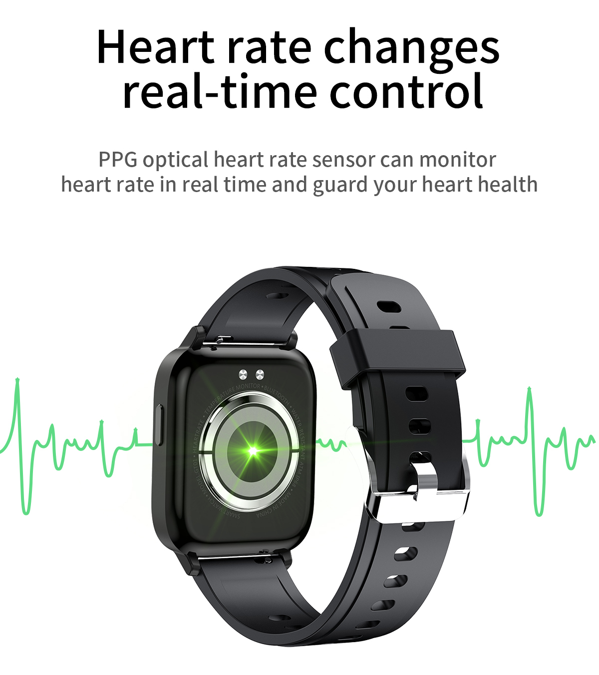 1.3 Inch GT8 Smart Watch Body Temperature Detection 1.3 Inch 240*240 180mAh