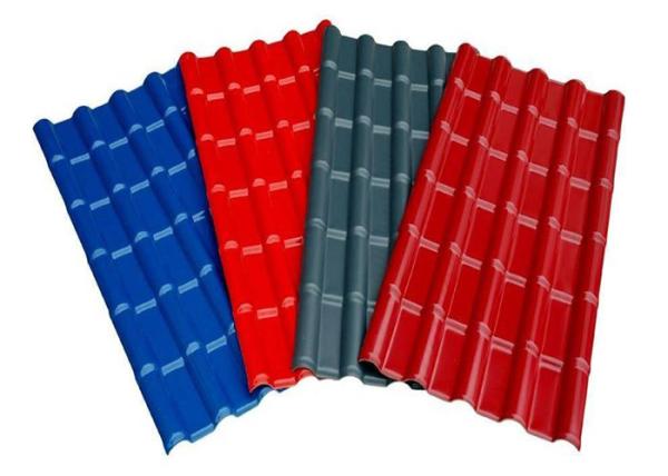 Red Grey Blue Pre Painted Corrugated Sheet DX51D SGCC Slip Resistance For