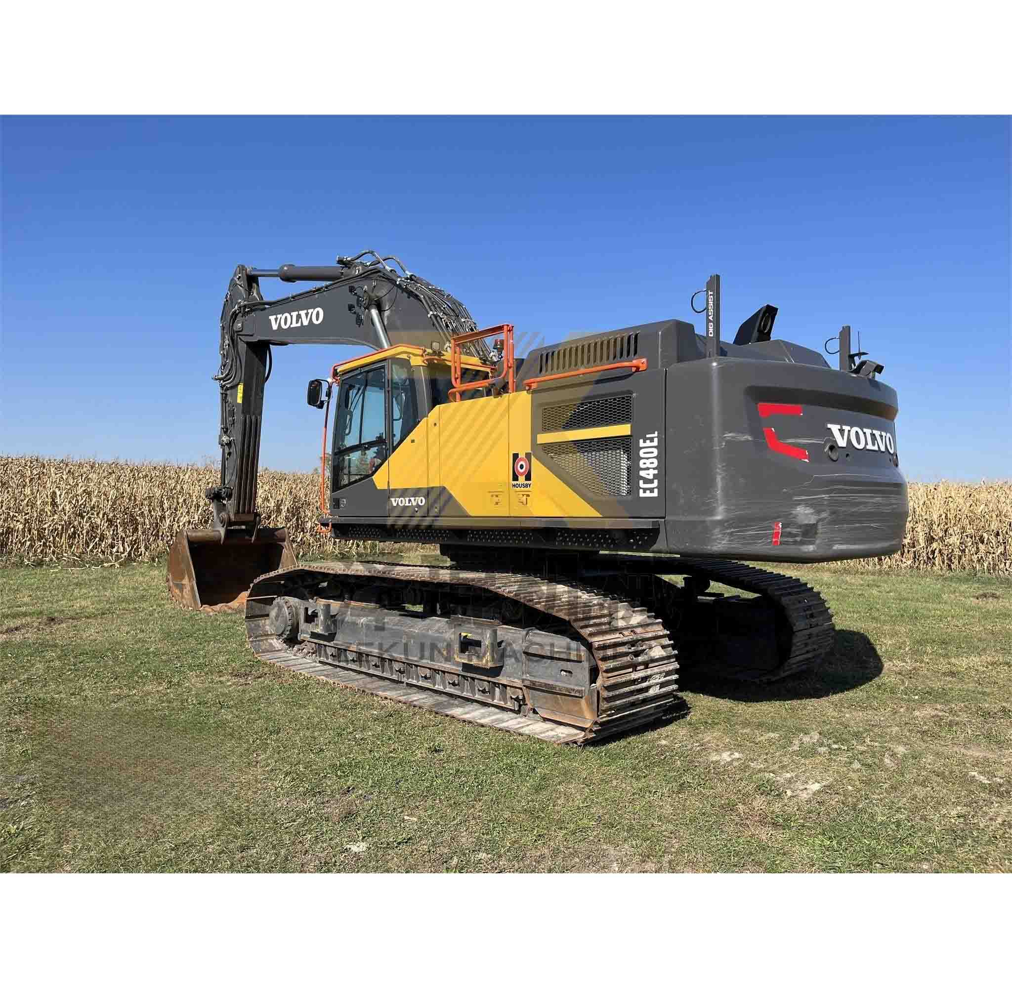 Used Volvo EC480DL 48Ton Excavator in Good Condition Made in Korea