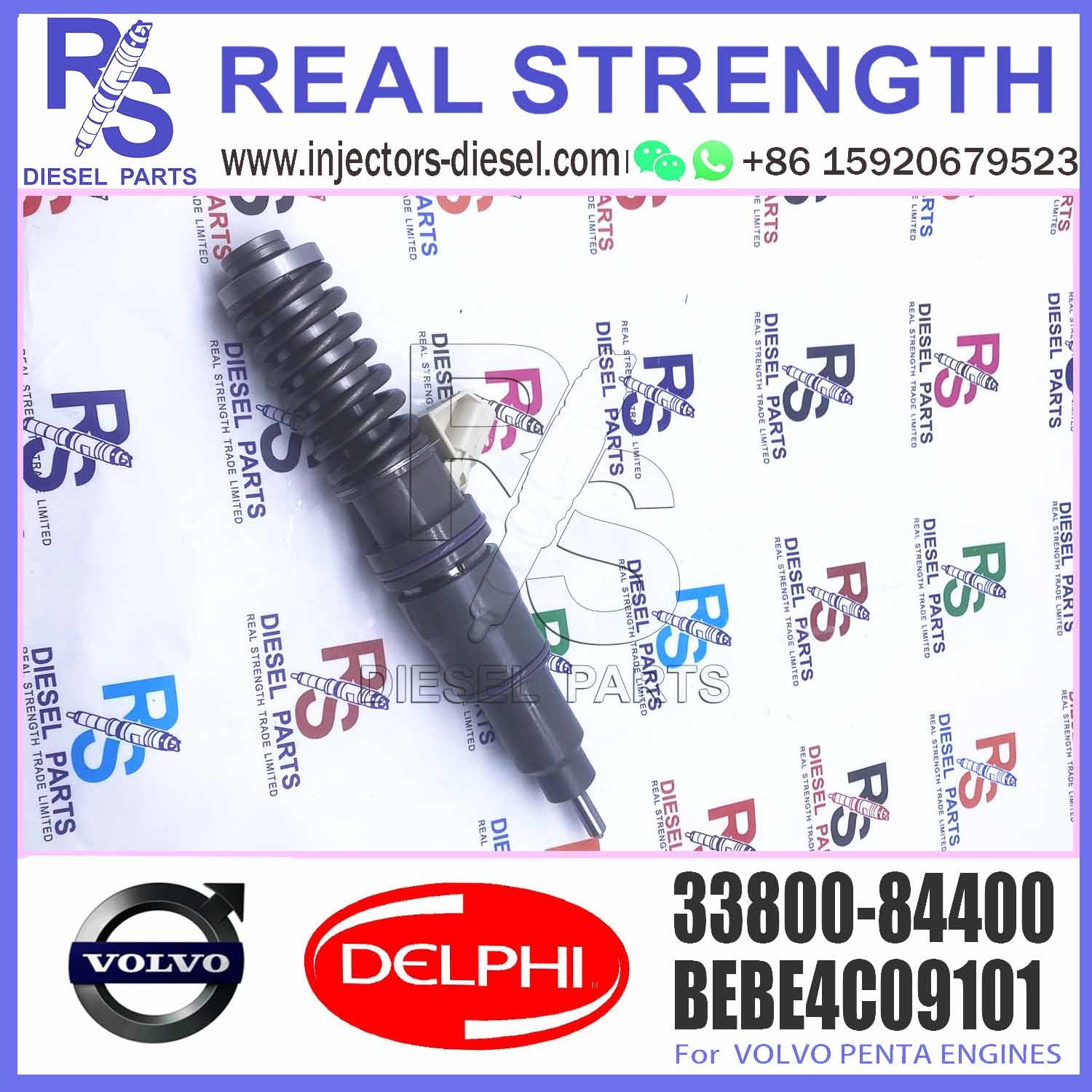 Original Diesel Nozzle Power System 33800-84400 4-pin Diesel Pump Injector 33800-84400