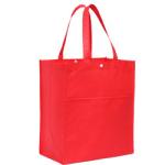 Foldable Custom Tote Bags / Purple Non - woven Cloth Plain Shopping Bags