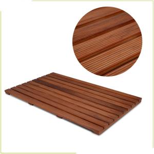 Quality Kitchen Hotel Retro 80*48.5*3cm Teak Wood Bath Mat wholesale