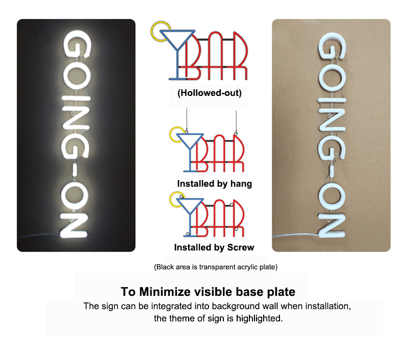 neon flex signs