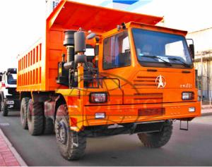 Quality Three Axle Heavy Duty Dump Truck For Mining 420hp Power Half Cabin wholesale