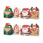 Eco Christmas Pastry Cake Box Cupcake Bouquet Packaging Boxes Portable