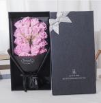 Custom Logo Packaging Gift Red Roses Colored Flower Soap Gift Box for Valentine