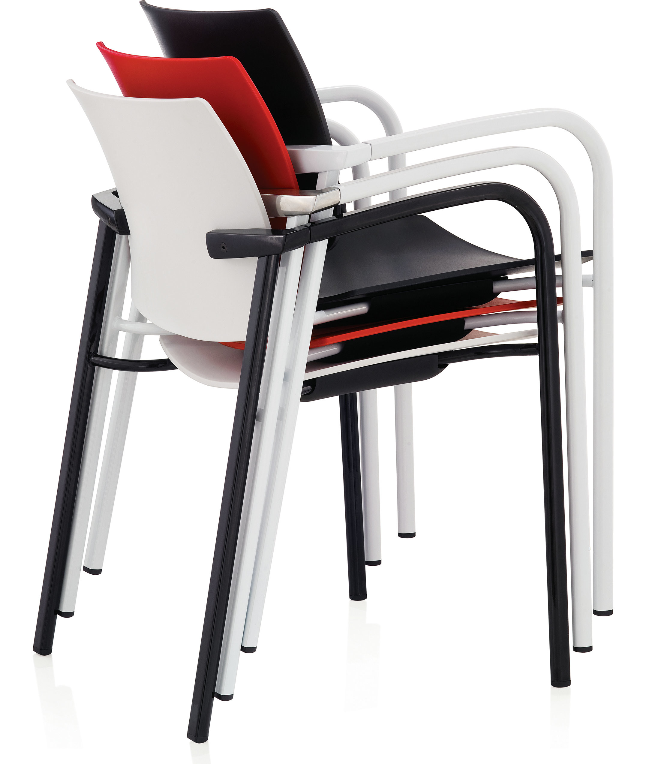 Upholstered Stackable Conference Chairs For Meeting Hall