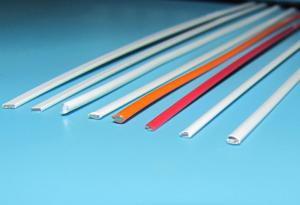 Quality Flat Oval 0.04mm Red Polymer Coated Wire Corrosion Resistance wholesale