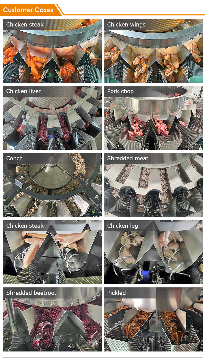 High Quality And High-Precision Fruit Combination Weighing Orange Multi Head Weigher Series