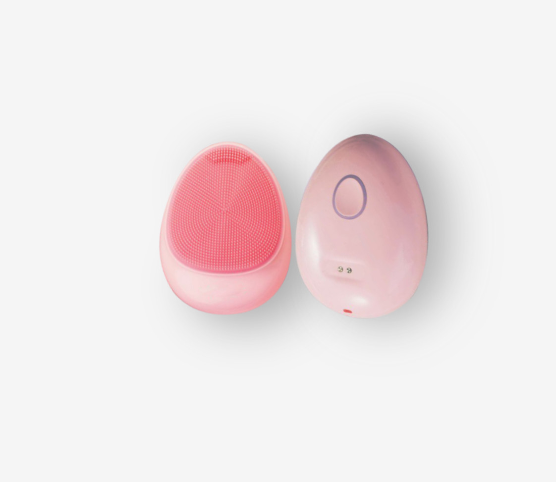 8000 Times/ Per Min High Frequency Vibration Wireless Silicone Ultrasonic Facial Cleaner