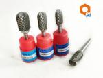 1/4" 6mm Shank Solid Carbide Burrs Double Cut Carbide Rotary Files Abrasion