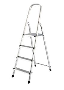 Quality 4 Steps Portable Lightweight Household Foldable Aluminum Step Ladder wholesale
