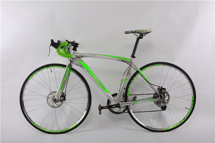 Wholesale 6061 aluminium alloy 700C road bicycle/bicicle with Shimano 16 speed disc brake