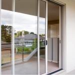 Commercial Aluminium Doors Stacking Sliding Glass Doors With Top Brand Accessory