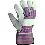 Pasted Cuff Split Cowhide Leather Gloves 10.5 Inch