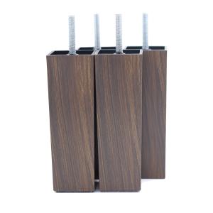 Quality SGS Wood Finished 150mm 200kg kitchen Plastic Cabinet Feet wholesale