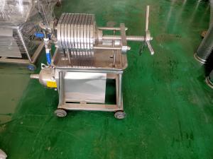 Quality Plate And Frame Stainless Steel Filter Press For Juice Fruit Fine Filtration wholesale