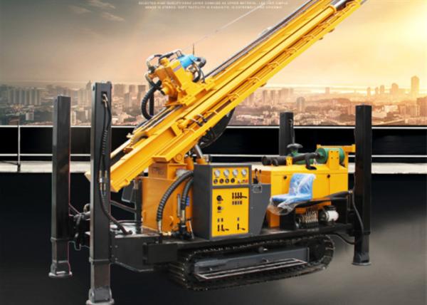 Cheap Diesel 400m Depth Pneumatic Crawler Drill Water Well Rig for sale