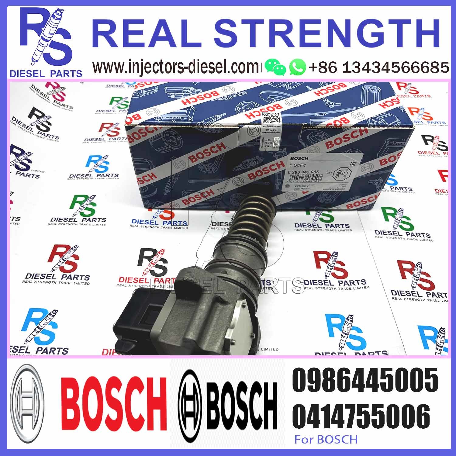 EUP Electronically Controlled Single Pump Plunger 0414755004 0414755005 0986445005