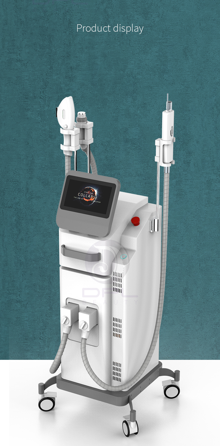 4 in 1ipl rf nd yag laser multifunction hair removal skin rejuvenation treatment machine