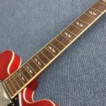 Hollow body jazz electric guitar, rosewood fingerboard mahogany body neck