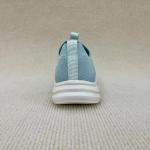 Stylish blue soft bottom breathable ladies sport running shoes athletic