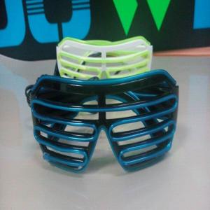 Quality high quality cute party glasses/el glasses/glow glasses wholesale
