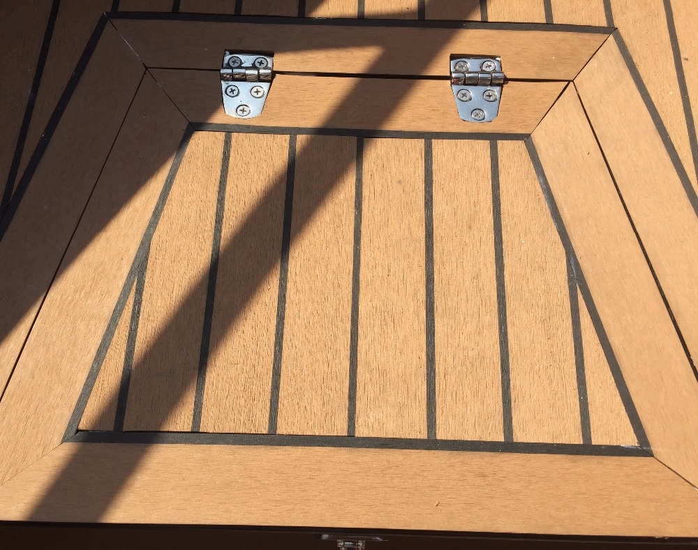5mm PVC Yacht Floor Like Teak Timber with After-sale Service Online Technical Support