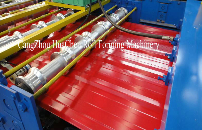 IBR Trapezoidal Roof Glazed Tile Roll Forming Machine Sheet Metal Forming Equipment